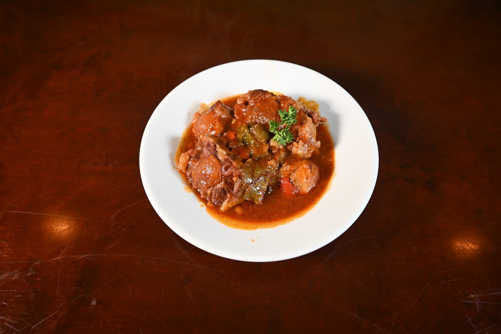 Cuban fricassee in creole sauce